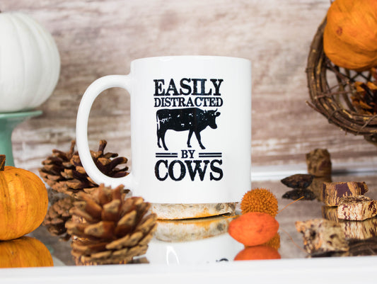Easily Distracted by Cows Mug