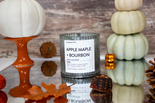Apple Maple + Bourbon Candle