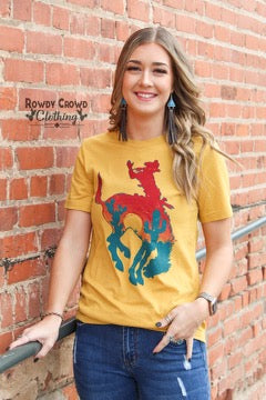 Bowie Bronc Graphic T-Shirt