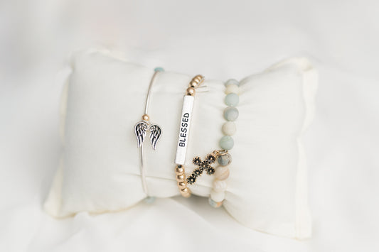 Simply Blessed Stackable Bracelets